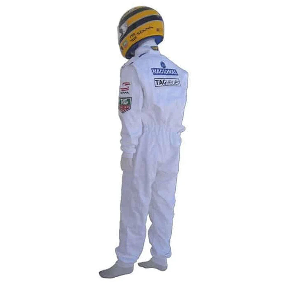 Ayrton Senna 1993 Replica Embroidered patches Suit Endless Racewear