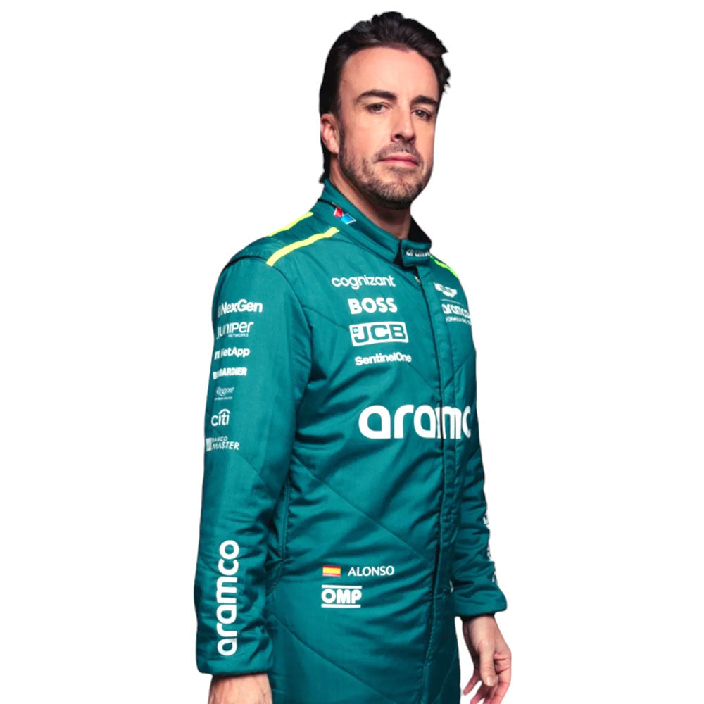 2024 Fernando Alonso Aston Martin F1 Team Race Suit Endless Racewear