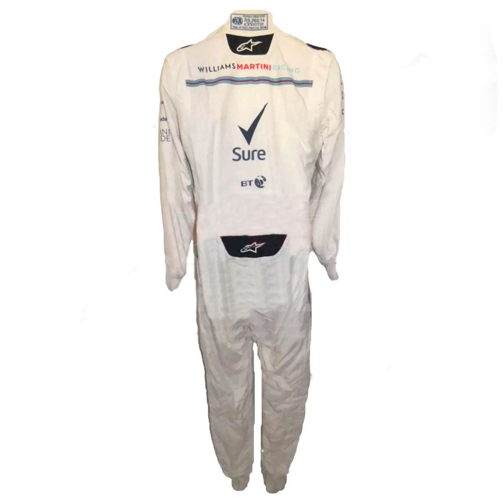 2018 Lance Stroll Williams Martini F1 Race Suit Choice Racing