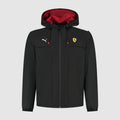 Scuderia Ferrari F1 Men's Rain Jacket -Dark Cherry/Puma Black Jackets Scuderia Ferrari XS Black 