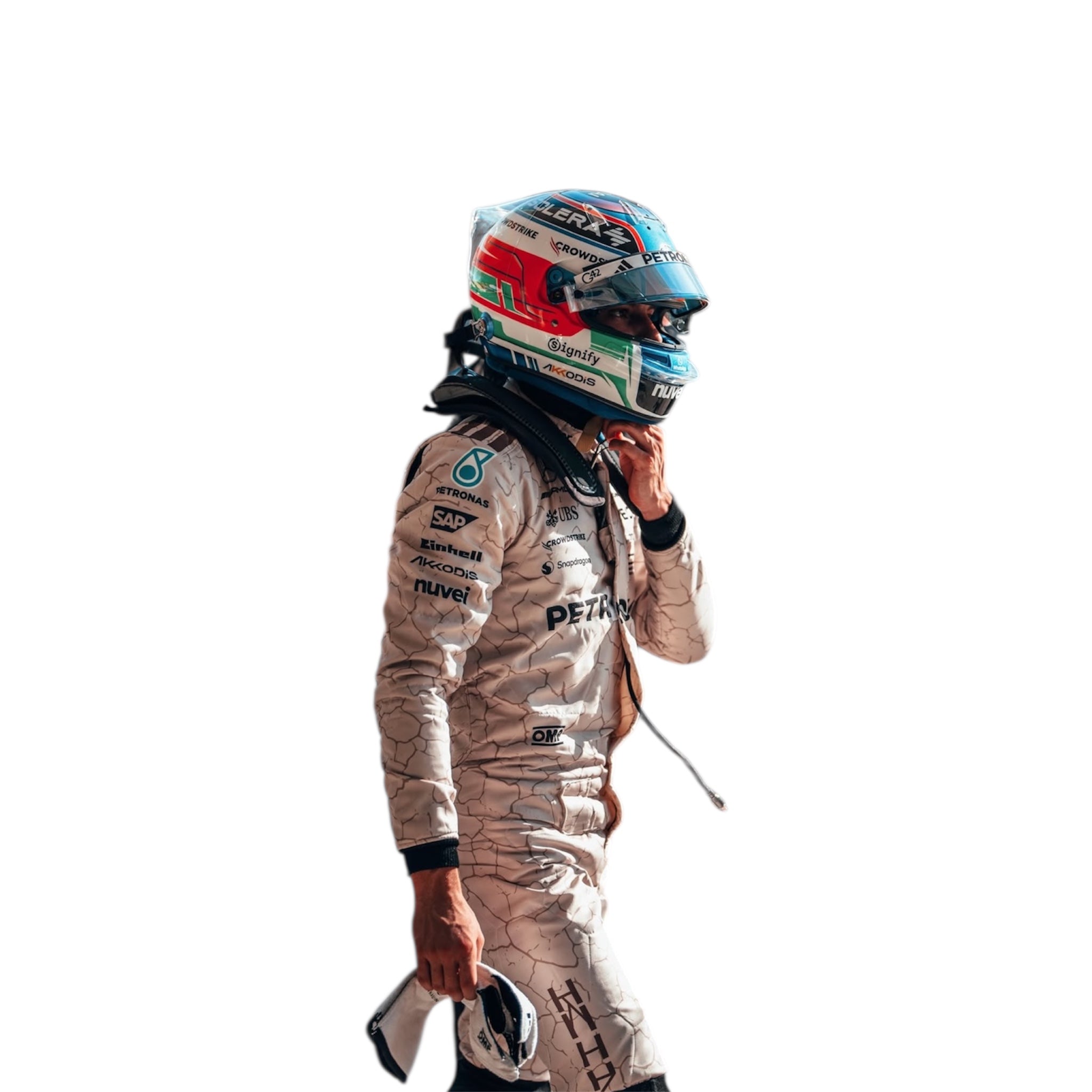 2025 George Russell Mercedes replica new look suit Endless Racegear