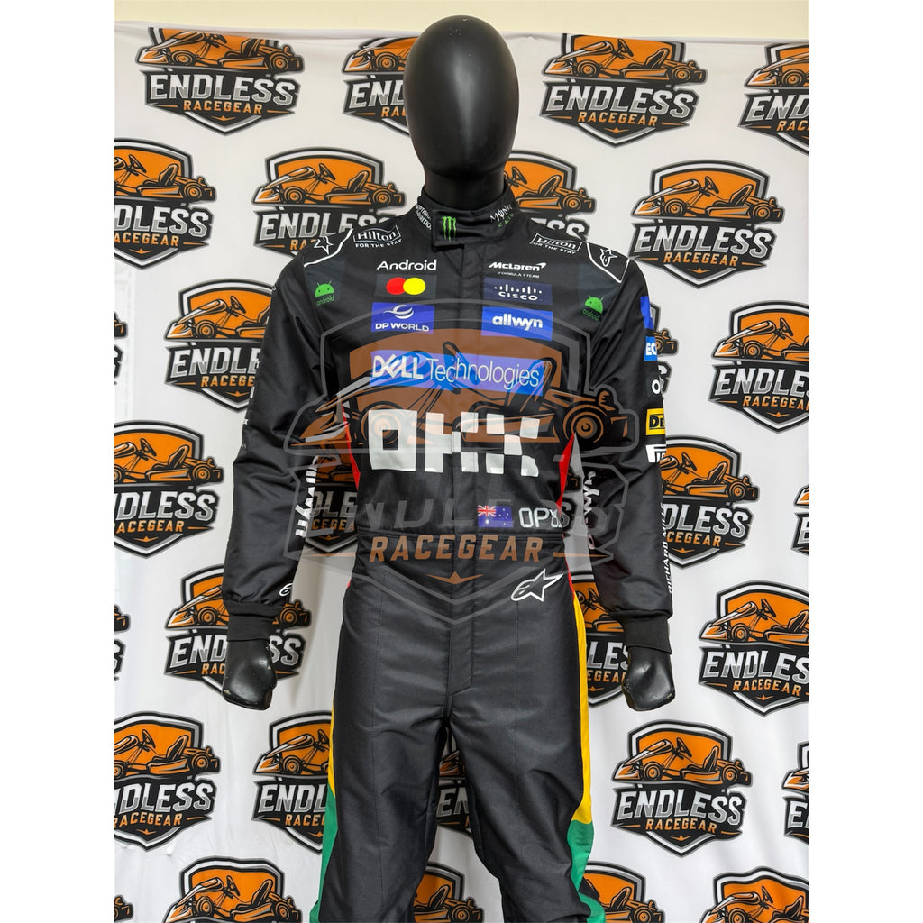 2025 McLaren Sliver Stone F1 Racing Team Suit | Sliverstone British GP Endless Racewear