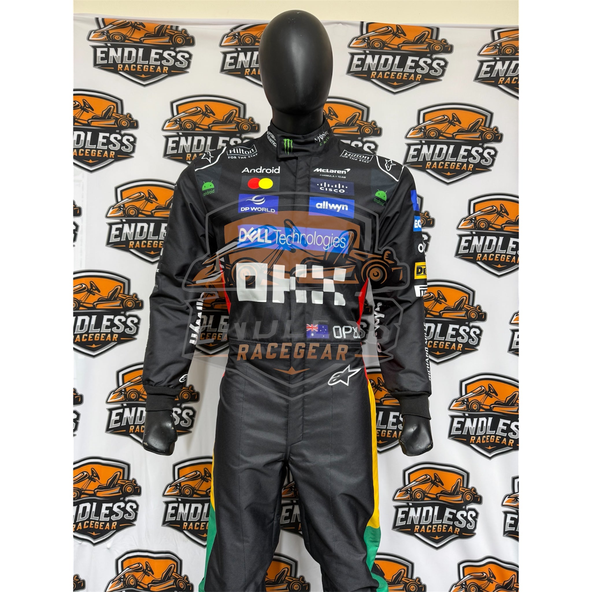 2025 McLaren Sliver Stone F1 Racing Team Suit | Sliverstone British GP Endless Racewear