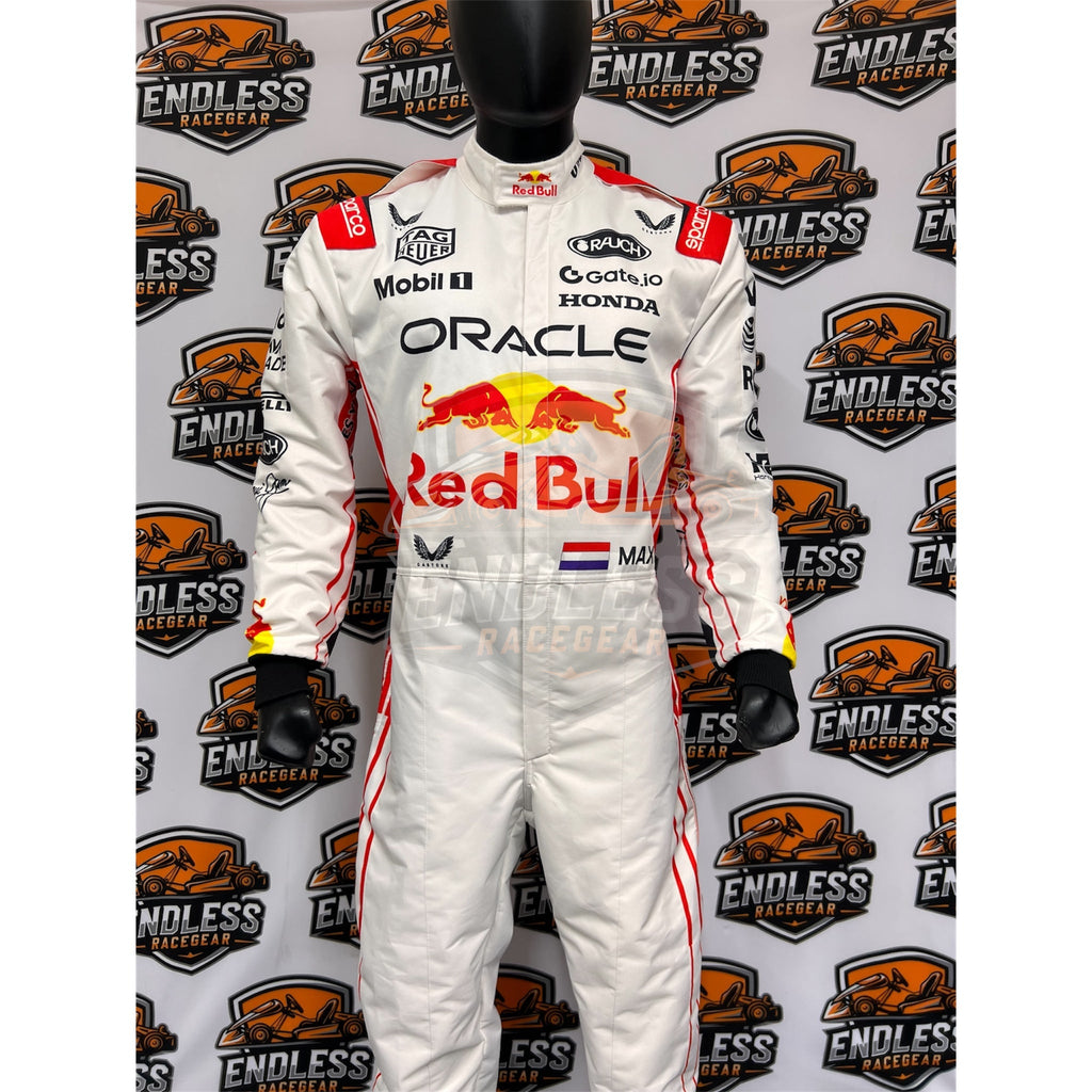 2025 Max Verstappen Japanese Redbull F1 Replica Race Suit Endless Racegear