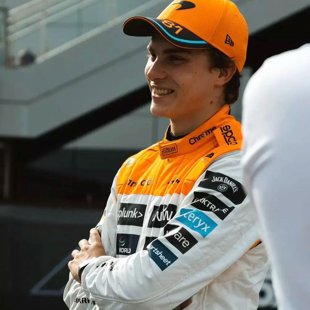 NEW MCLAREN SILVERSTONE OSCAR PIASTRI 2023 RACE SUIT F1 TEAM Endless Racewear