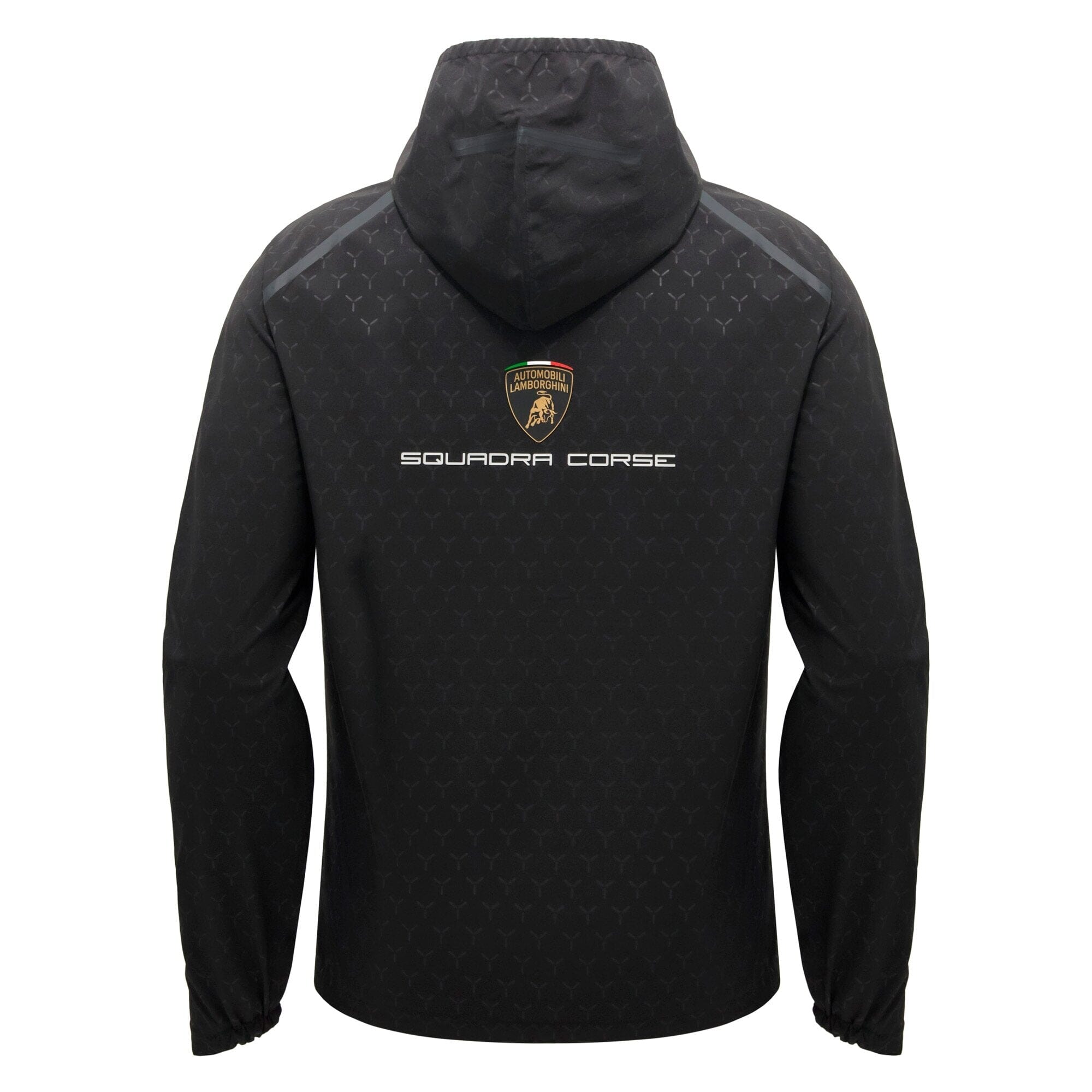 Automobili Lamborghini Squadra Corse 2026 Men's Rain Jacket - Black