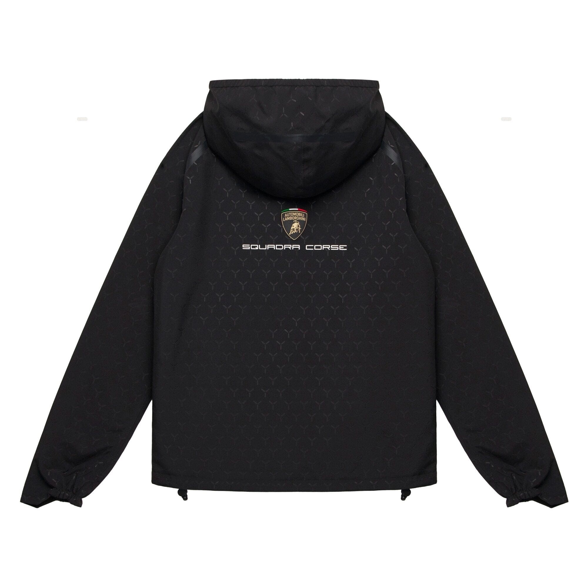 Automobili Lamborghini Squadra Corse 2026 Kids Rain Jacket - Black