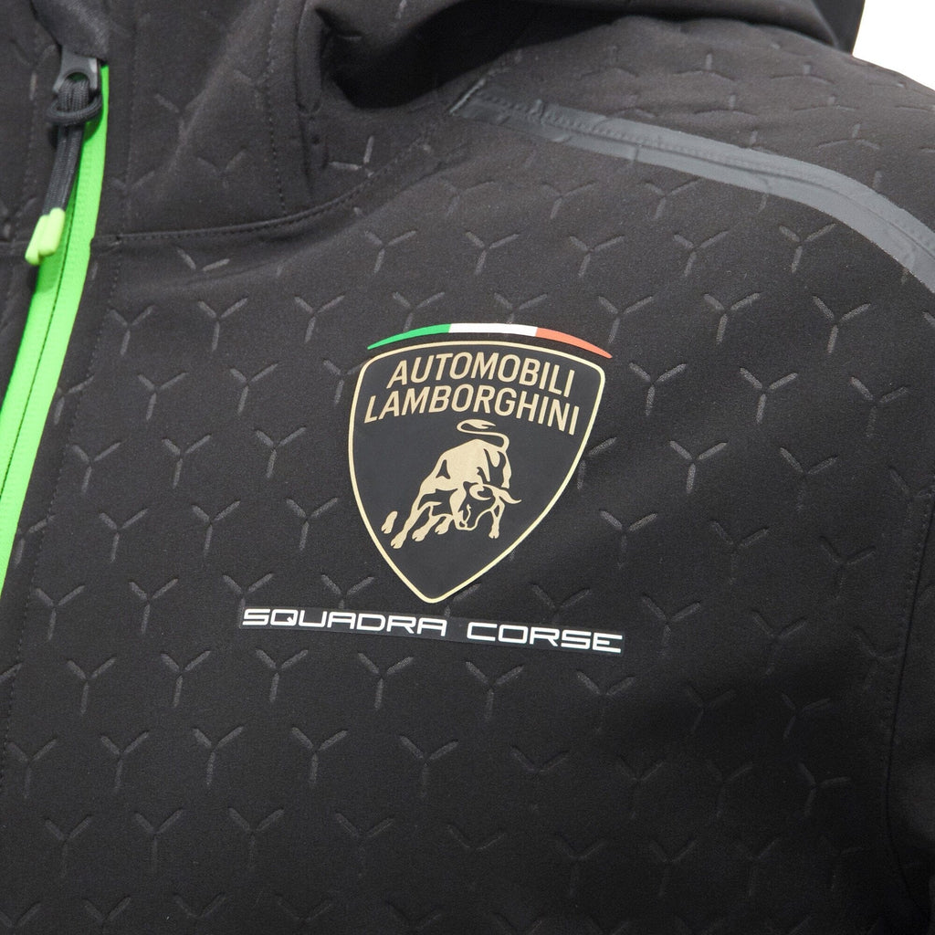 Automobili Lamborghini Squadra Corse 2026 Men's Softshell Jacket - Black