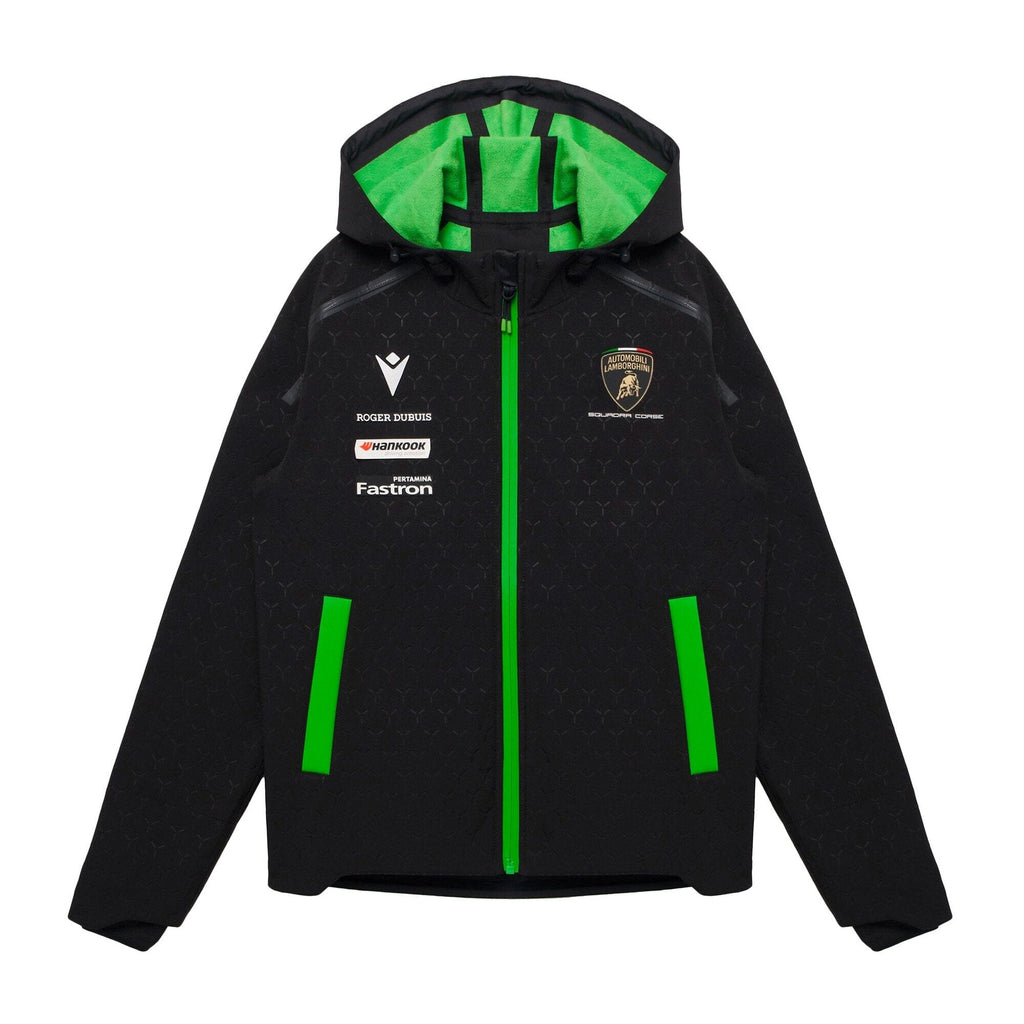 Automobili Lamborghini Squadra Corse 2026 Kids Softshell Jacket - Black
