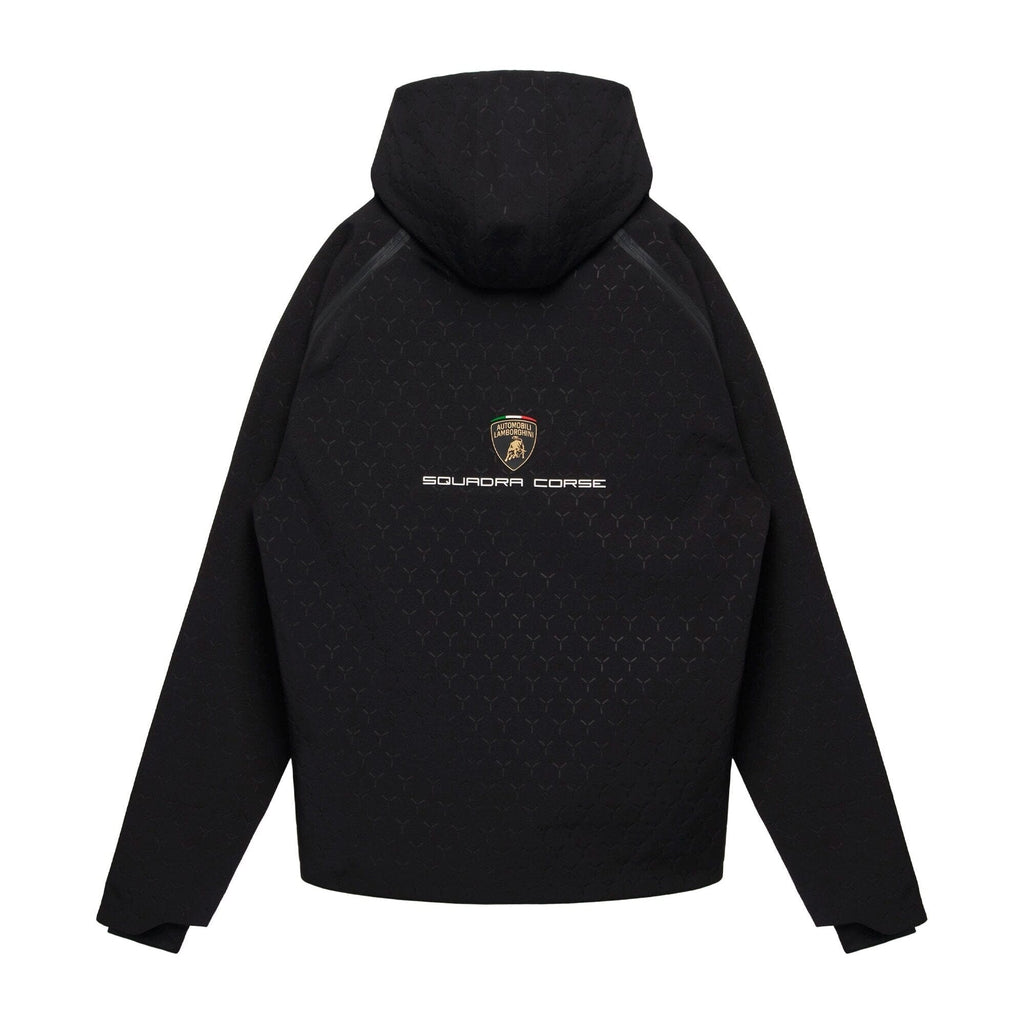Automobili Lamborghini Squadra Corse 2026 Kids Softshell Jacket - Black