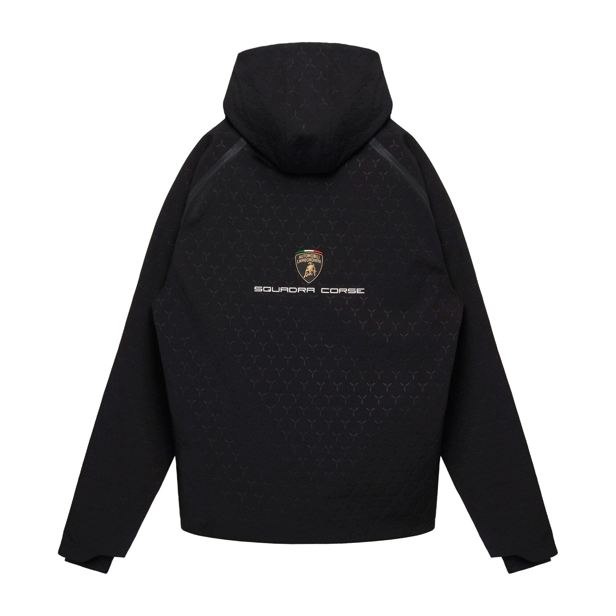 Automobili Lamborghini Squadra Corse 2026 Kids Softshell Jacket - Black