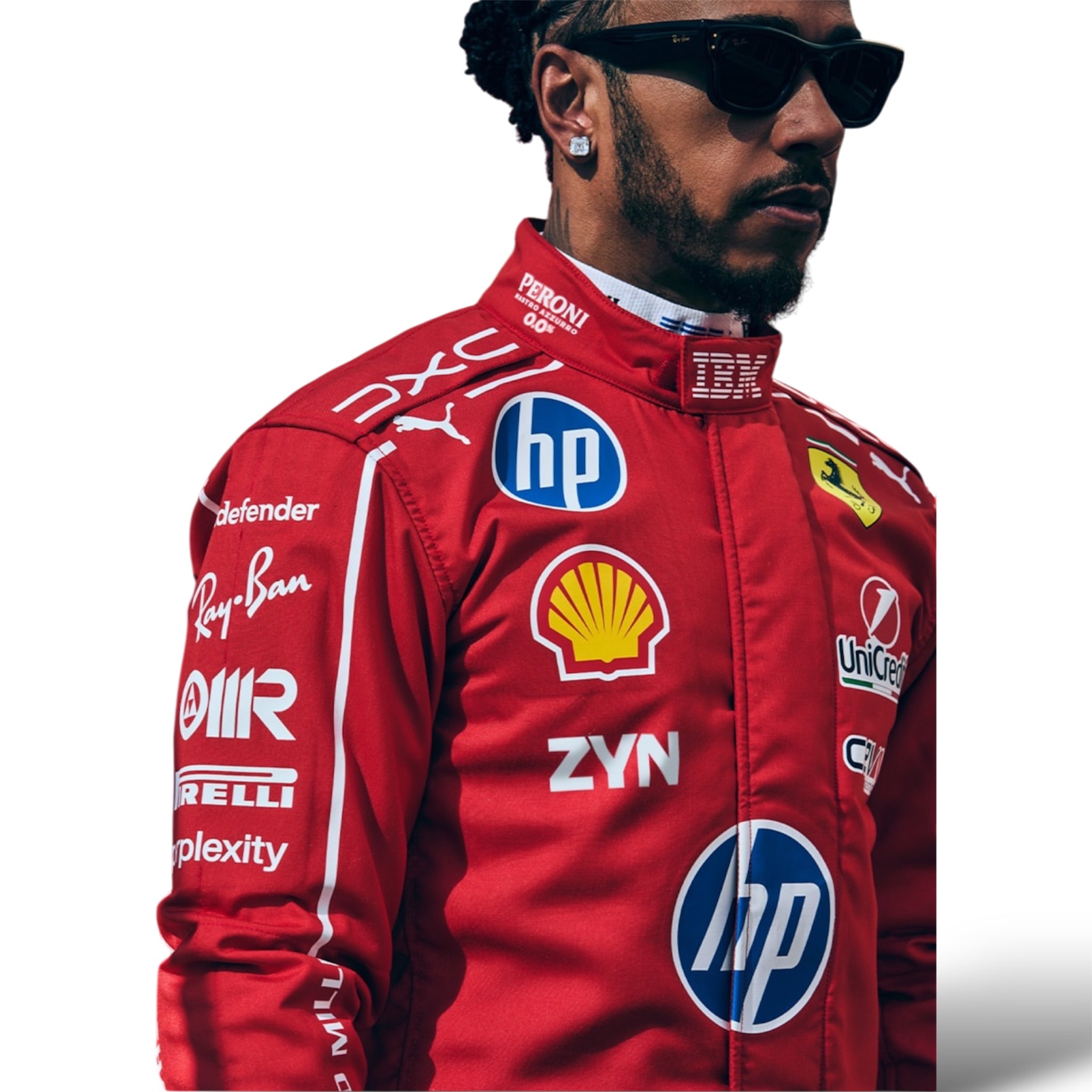 2026 Scuderia Ferrari Charles Leclerc HP Monza GP Replica Race Suit