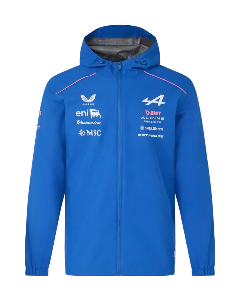 Alpine Racing F1 2026 Team Rain Jacket - Lapis Blue
