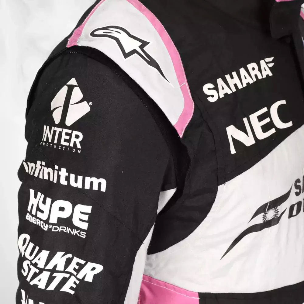 Sergio Pérez 2017 Sahara Force F1 Team Race Suit Endless Racewear