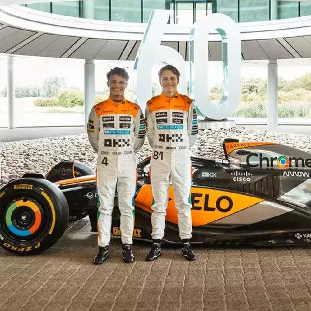 NEW MCLAREN SILVERSTONE OSCAR PIASTRI 2023 RACE SUIT F1 TEAM Endless Racewear