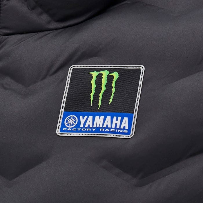 Monster Energy Yamaha  Men's Travel Padded Bomber Jacket - Black