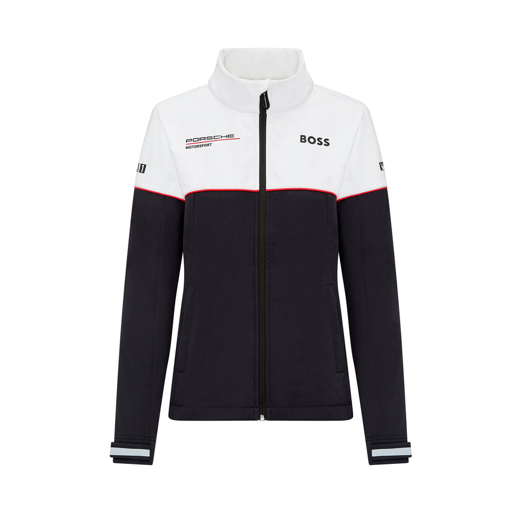 Porsche Motorsport Women's Team Softshell Jacket- Black