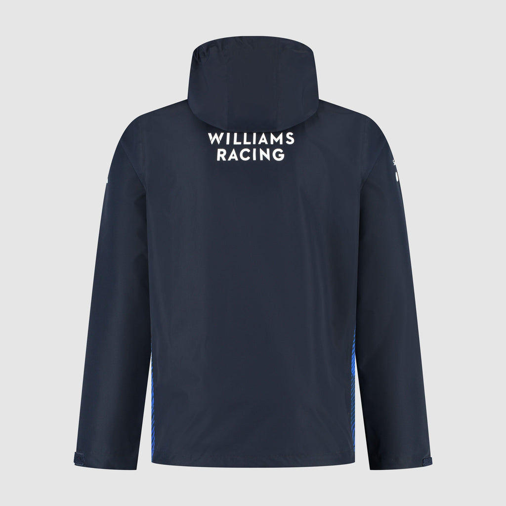 Williams Racing F1 2025 Men's Team Rain Jacket - Navy