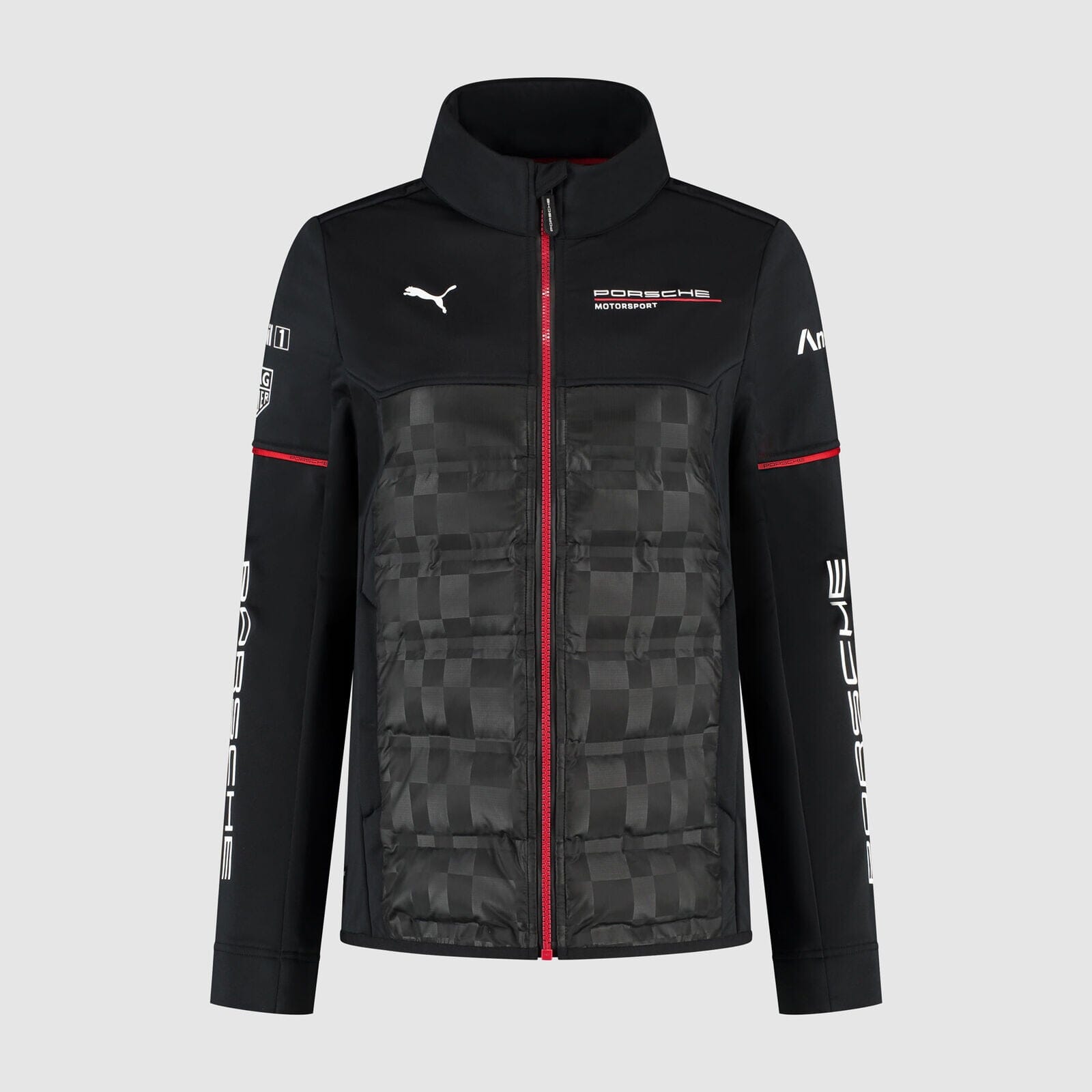 Porsche Motorsport Women's Team Hybrid Jacket - Black
