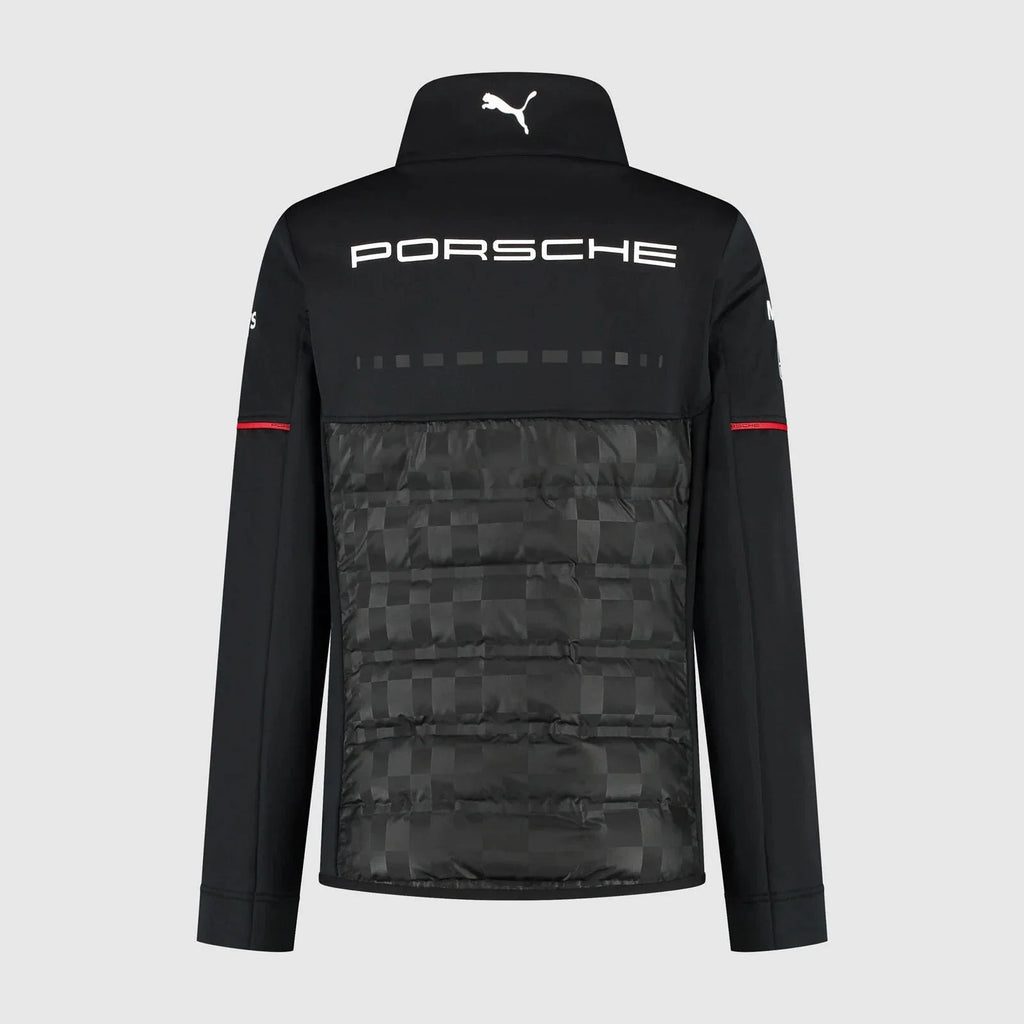 Porsche Motorsport Women's Team Hybrid Jacket - Black