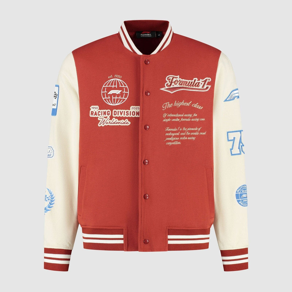 Formula 1 Tech Heritage Varsity Jacket - Red