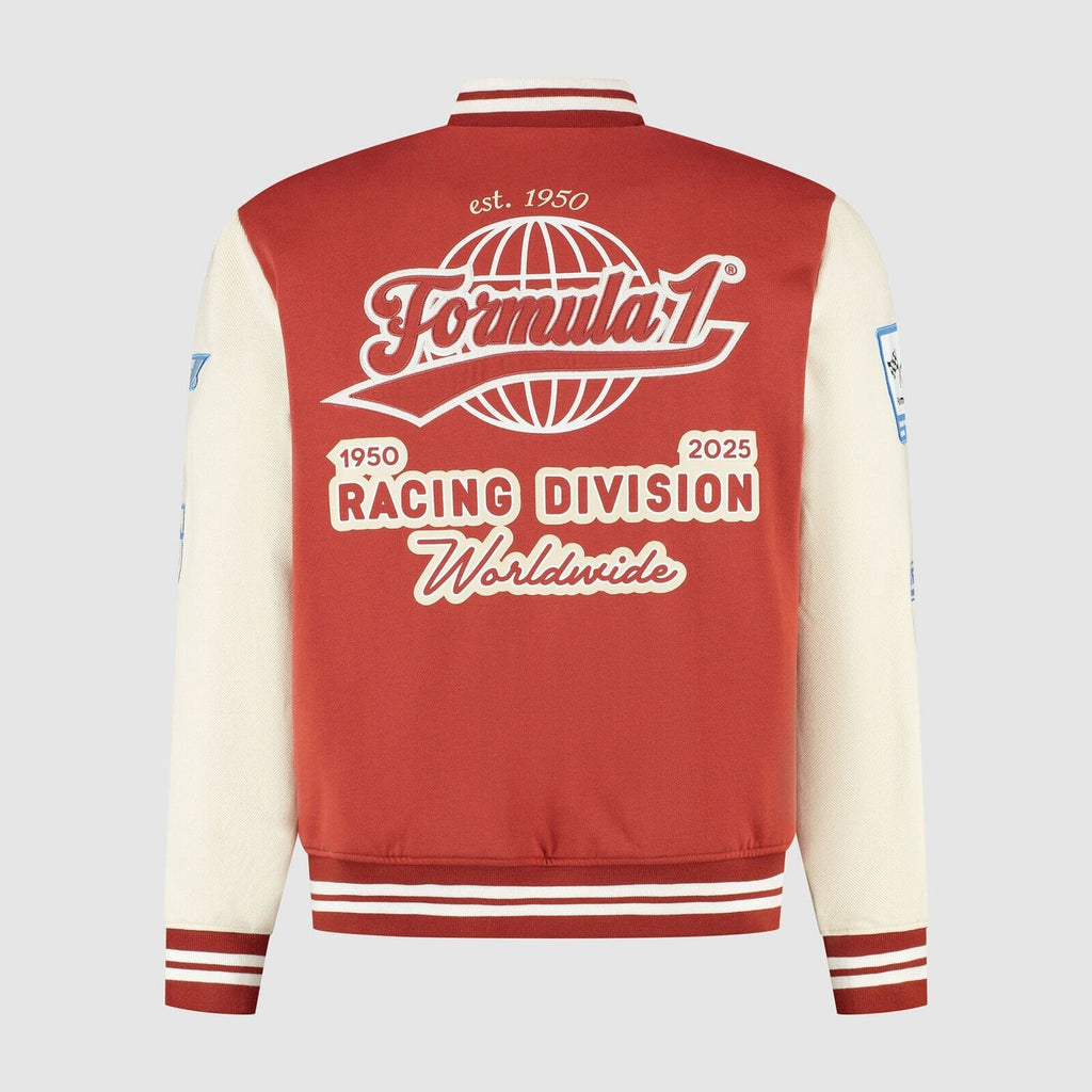 Formula 1 Tech Heritage Varsity Jacket - Red