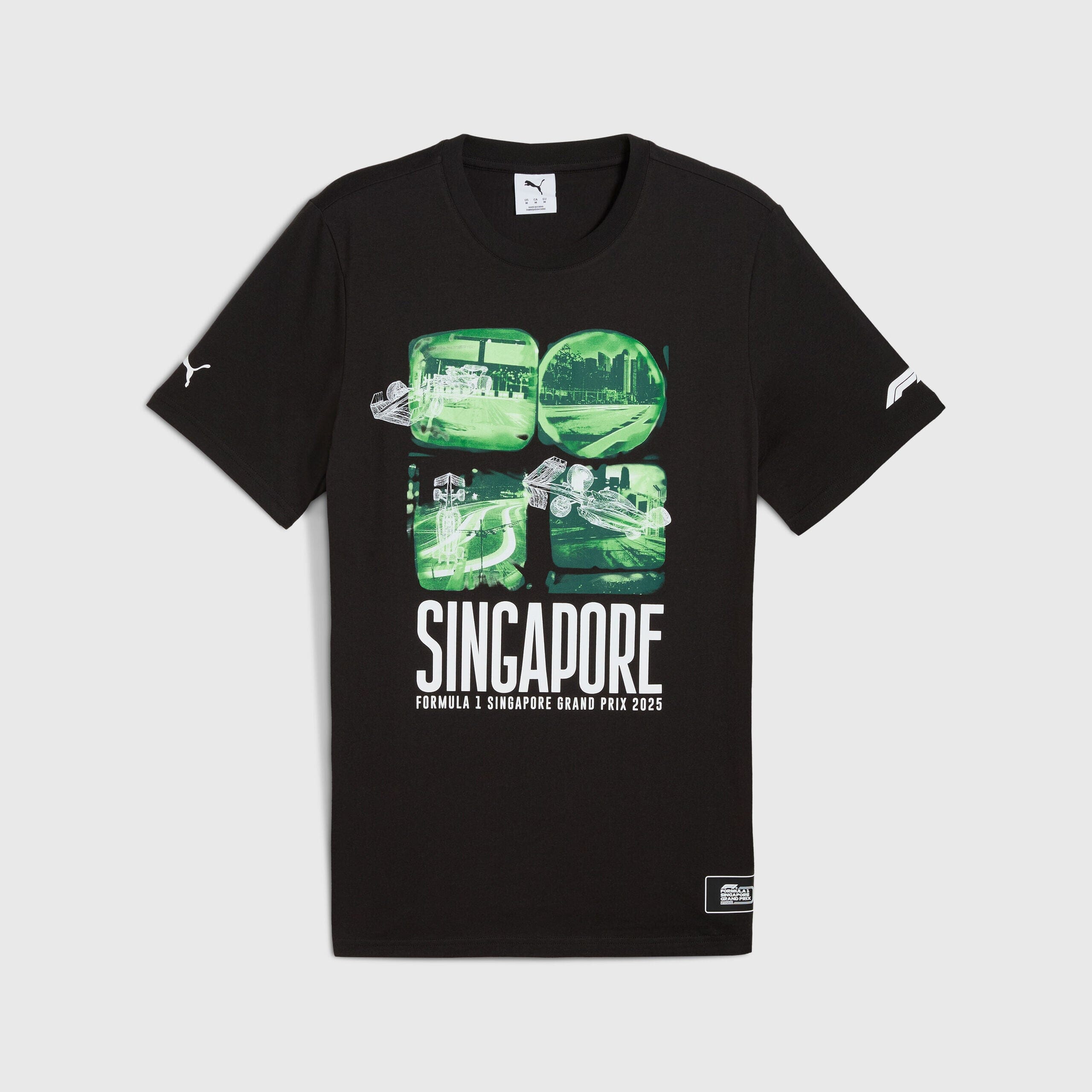 Formula 1 Tech Collection F1 Singapore GP T-Shirt - Black Endless Racegear