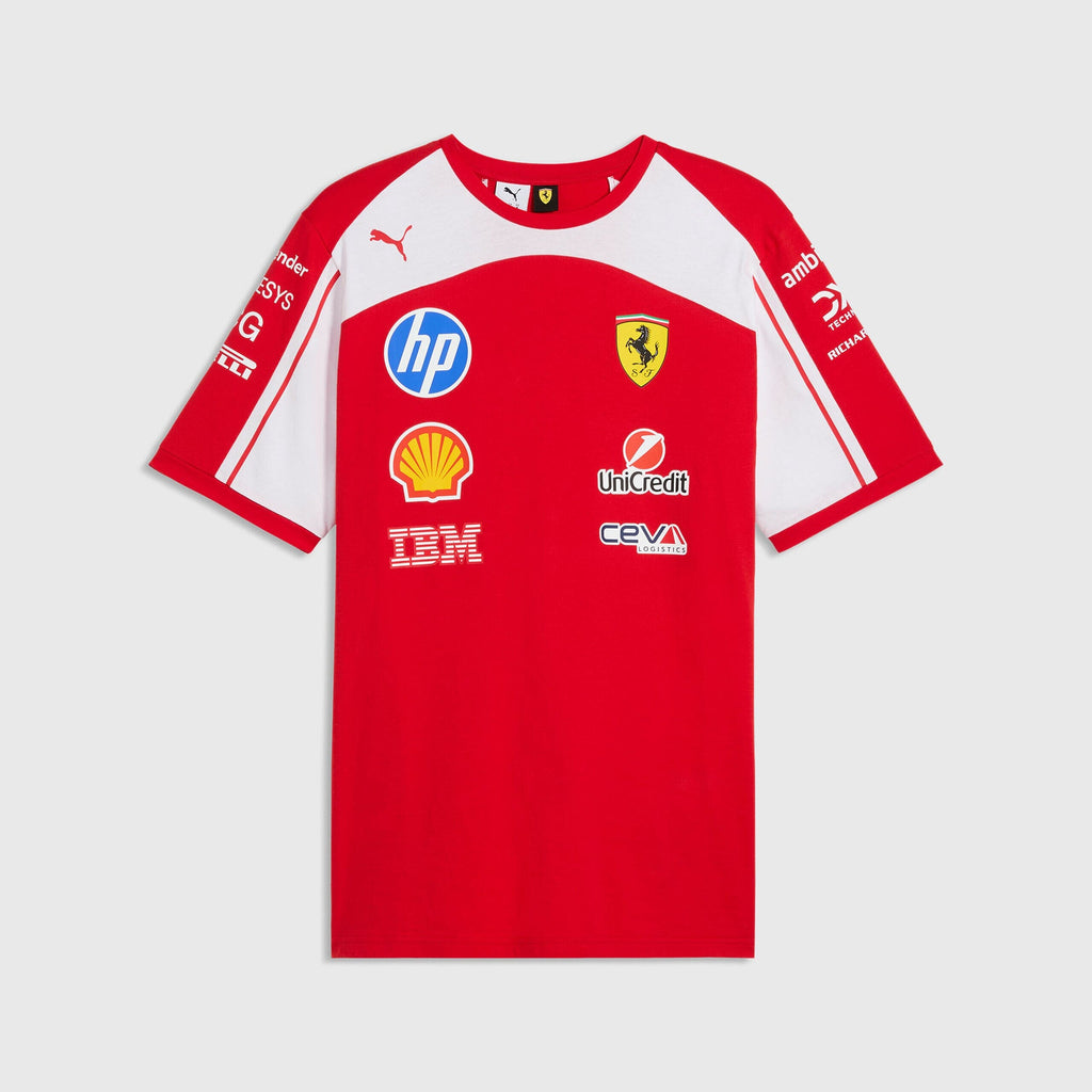 Scuderia Ferrari F1 2026 Women's Team T-Shirt - Puma Red Scuderia Ferrari