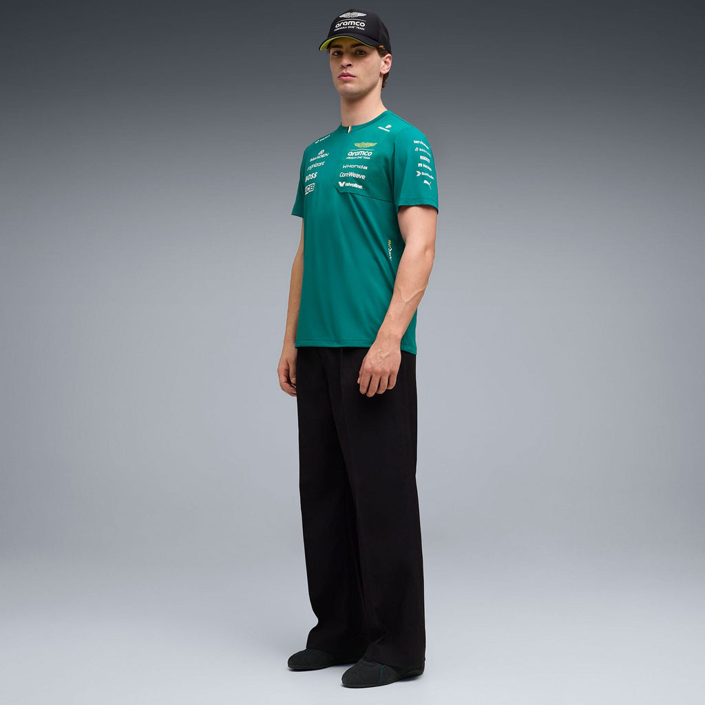 Aston Martin F1 2026 Team T-Shirt - Green Lux Aston Martin F1
