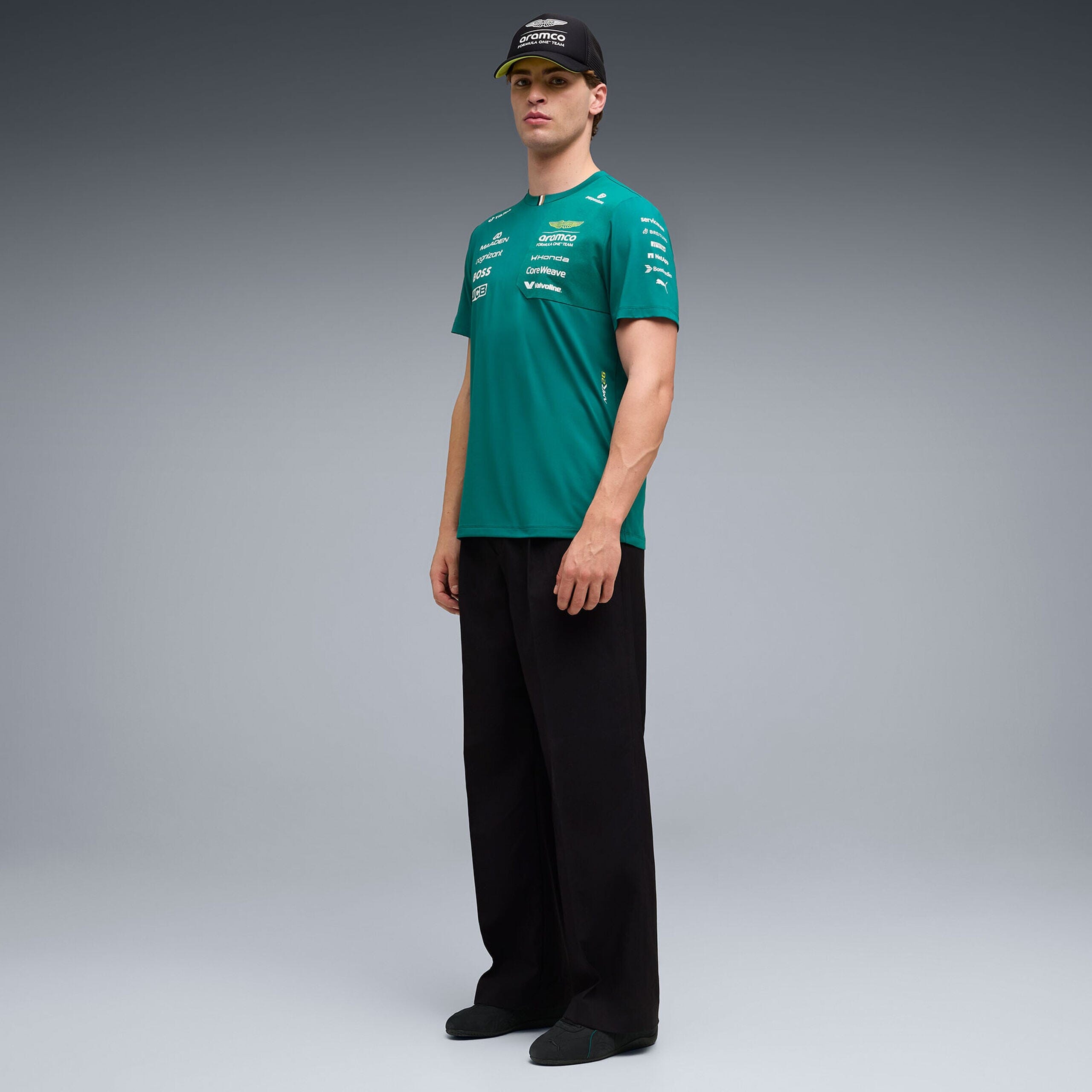 Aston Martin F1 2026 Team T-Shirt - Green Lux Aston Martin F1