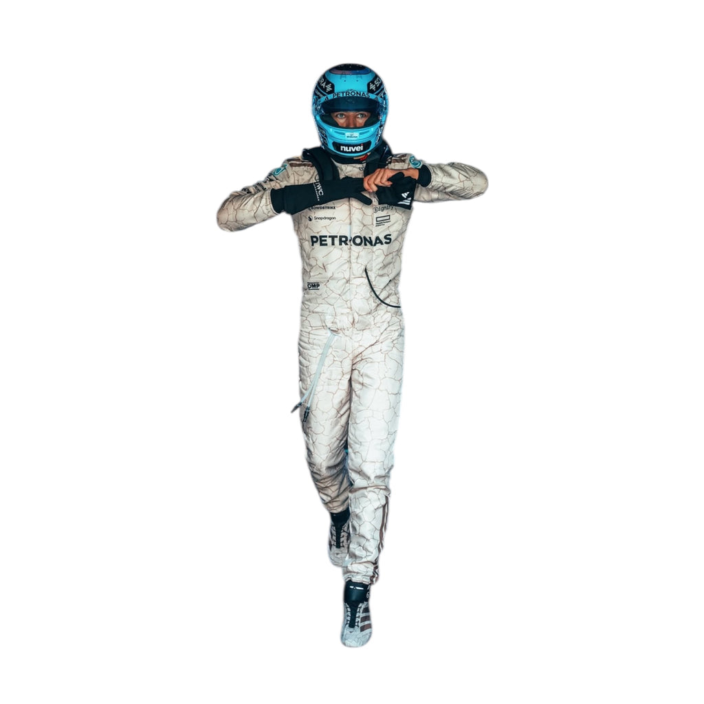 2025 Andrea Kimi Antonelli & George Russell Mercedes replica new look suit Endless Racegear