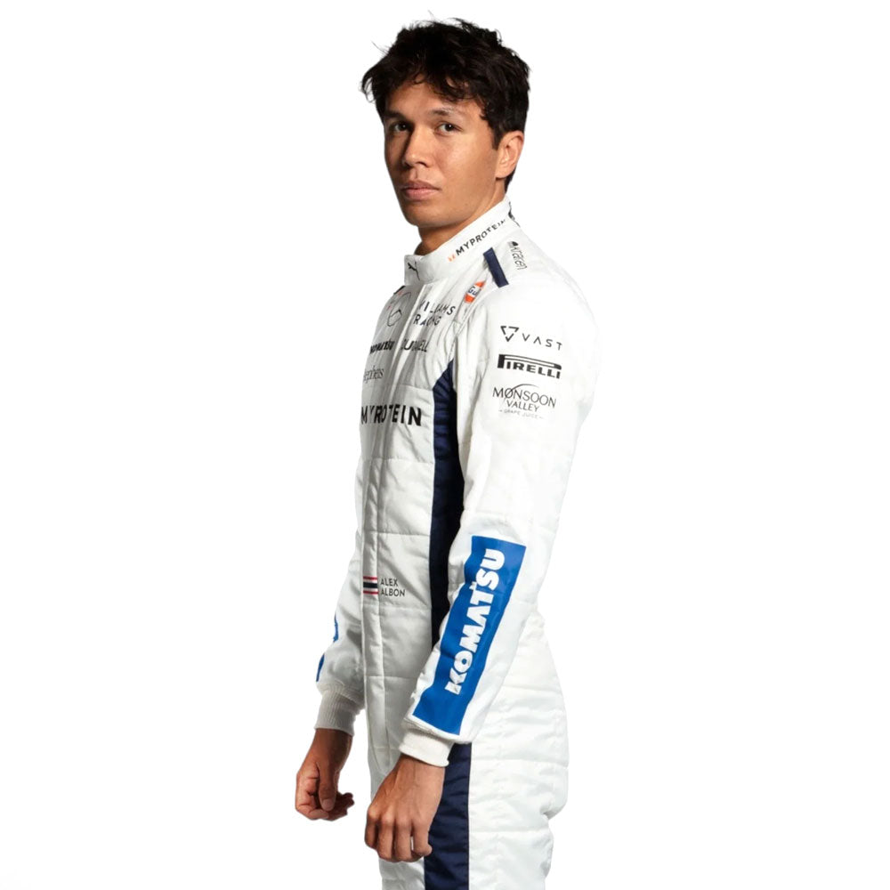 2024 Alex Albon Logan Sargeant Williams F1 Team Race Suit Endless Racewear