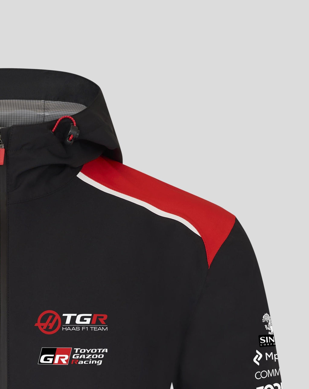 Haas Racing F1 2026 Team Rain Jacket - Black