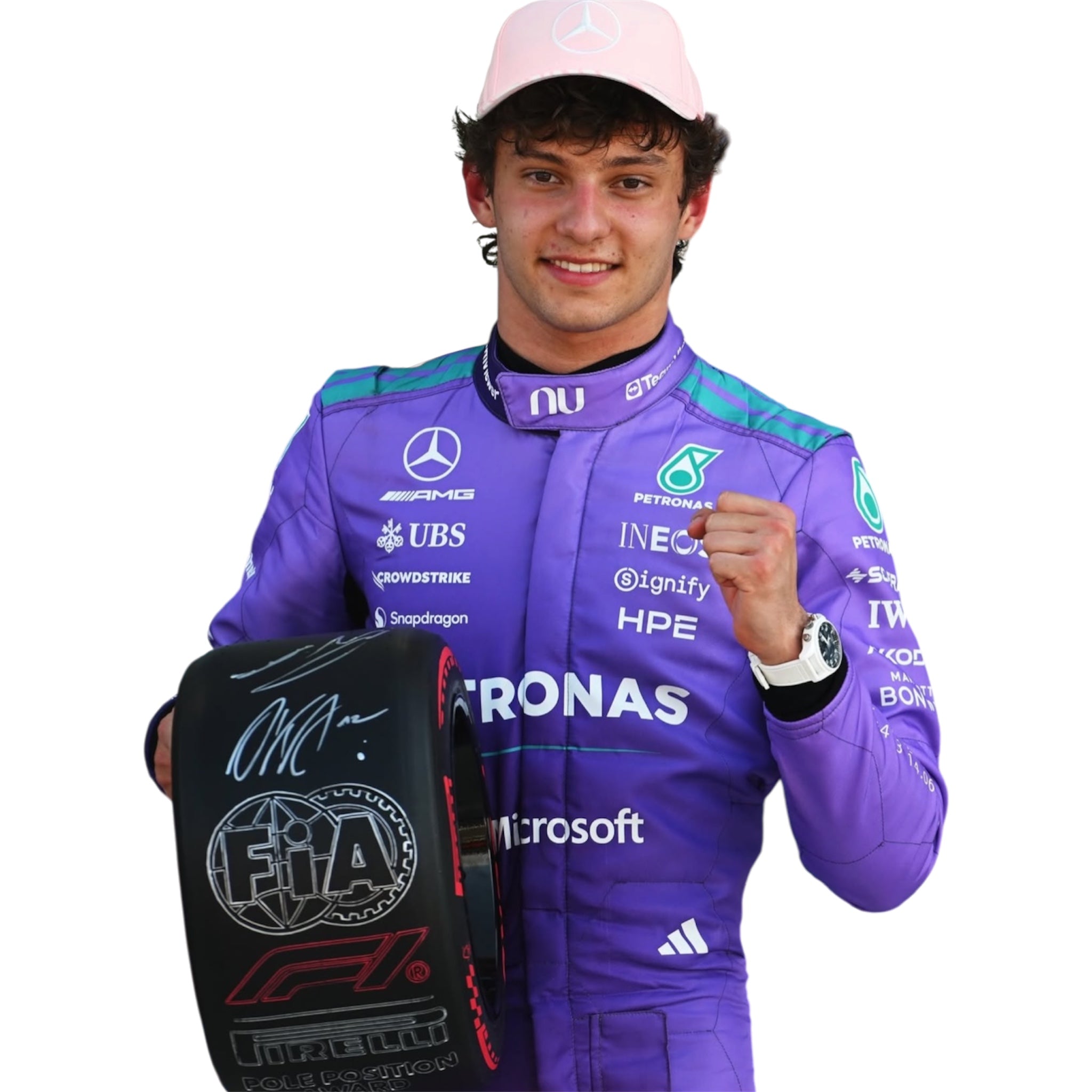 2026 Mercedes Miami GP Neon nights Replica Race Suit | AMG F1 Team Gear Endless Racewear
