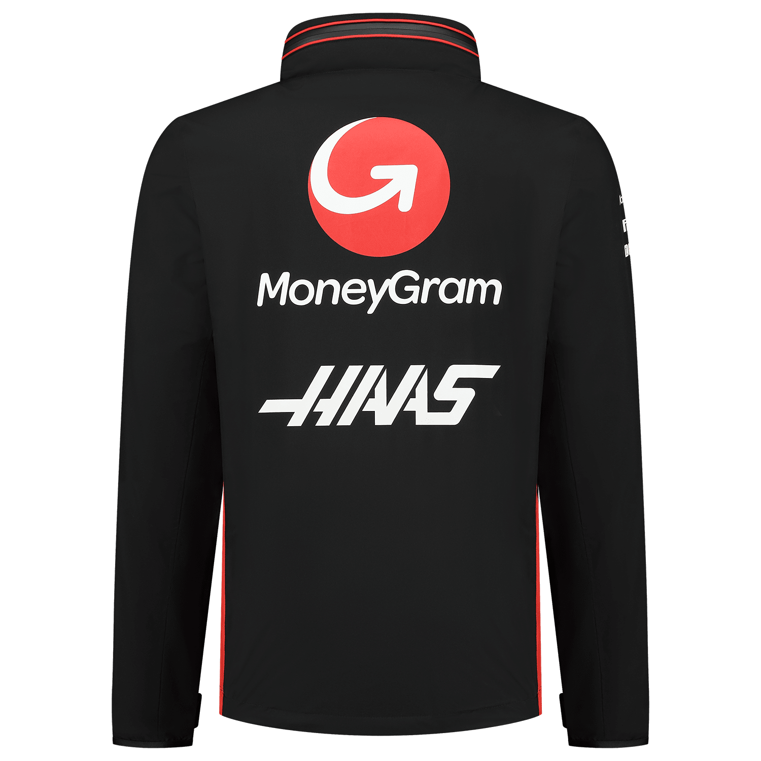 Haas Racing F1 Men's Team Lightweight Rain Jacket - Black