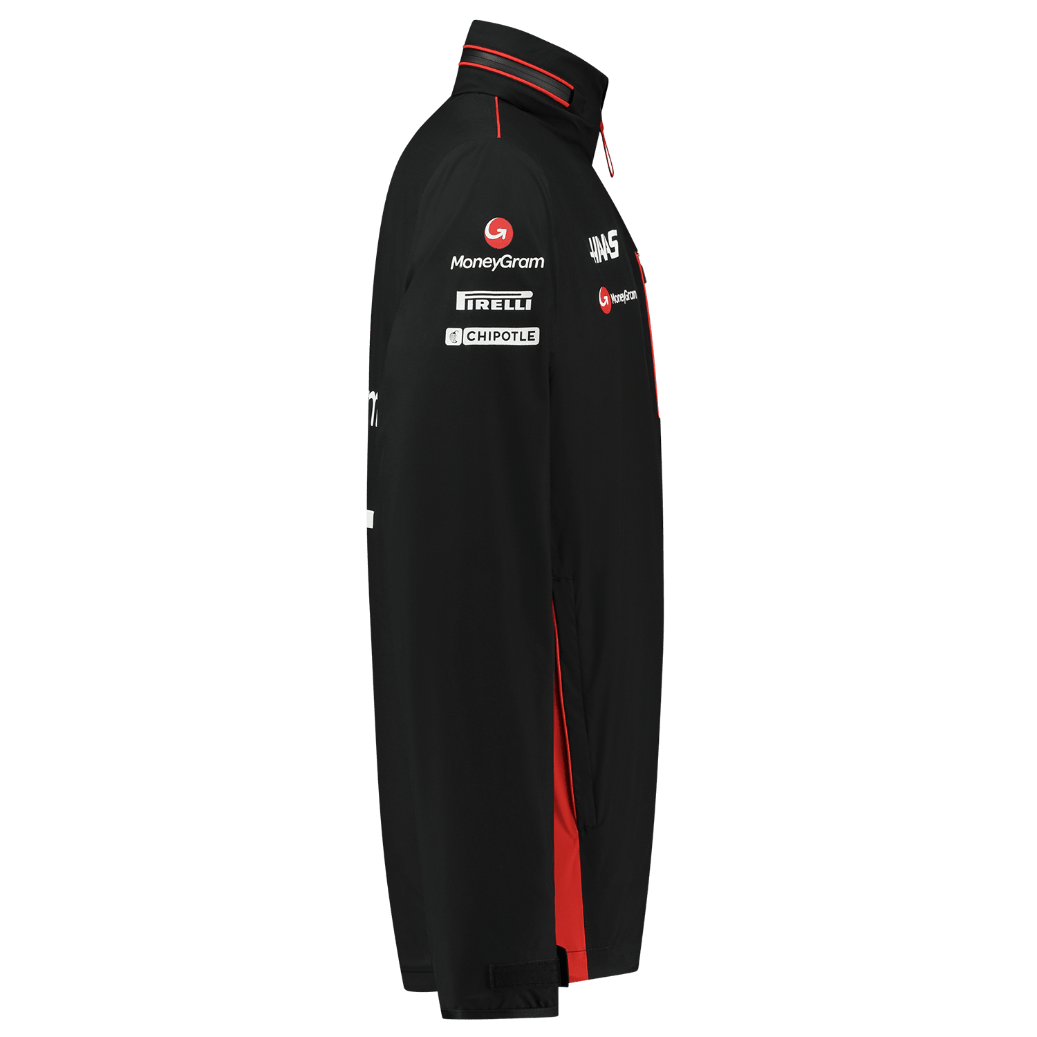 Haas Racing F1 Men's Team Lightweight Rain Jacket - Black