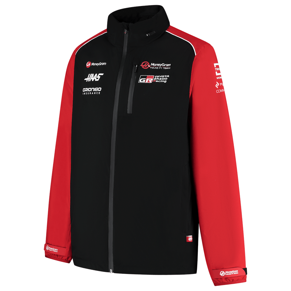 Haas Racing F1 2025 Team Rain Jacket - Black