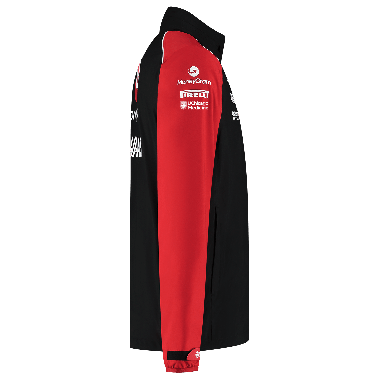 Haas Racing F1 2025 Team Rain Jacket - Black