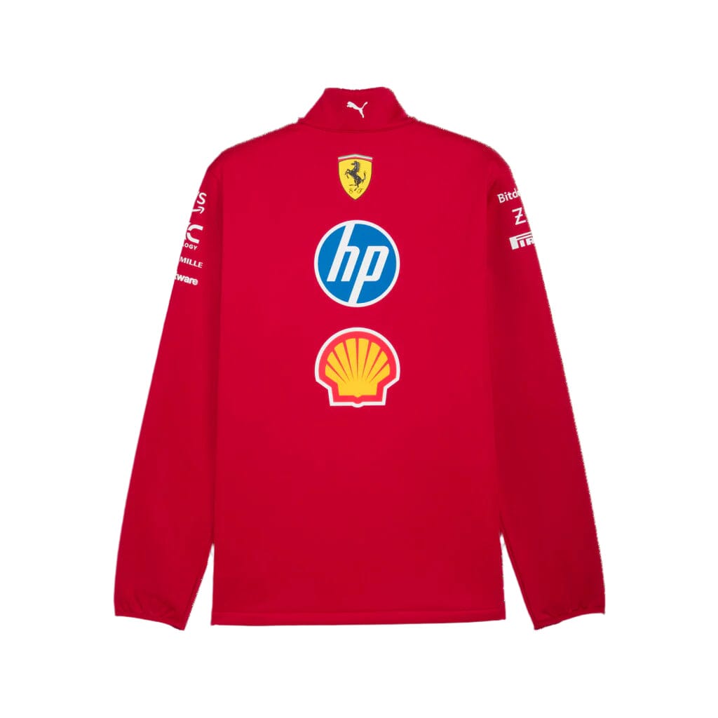 Scuderia Ferrari F1 2025 Team Softshell Jacket - Dark Cherry