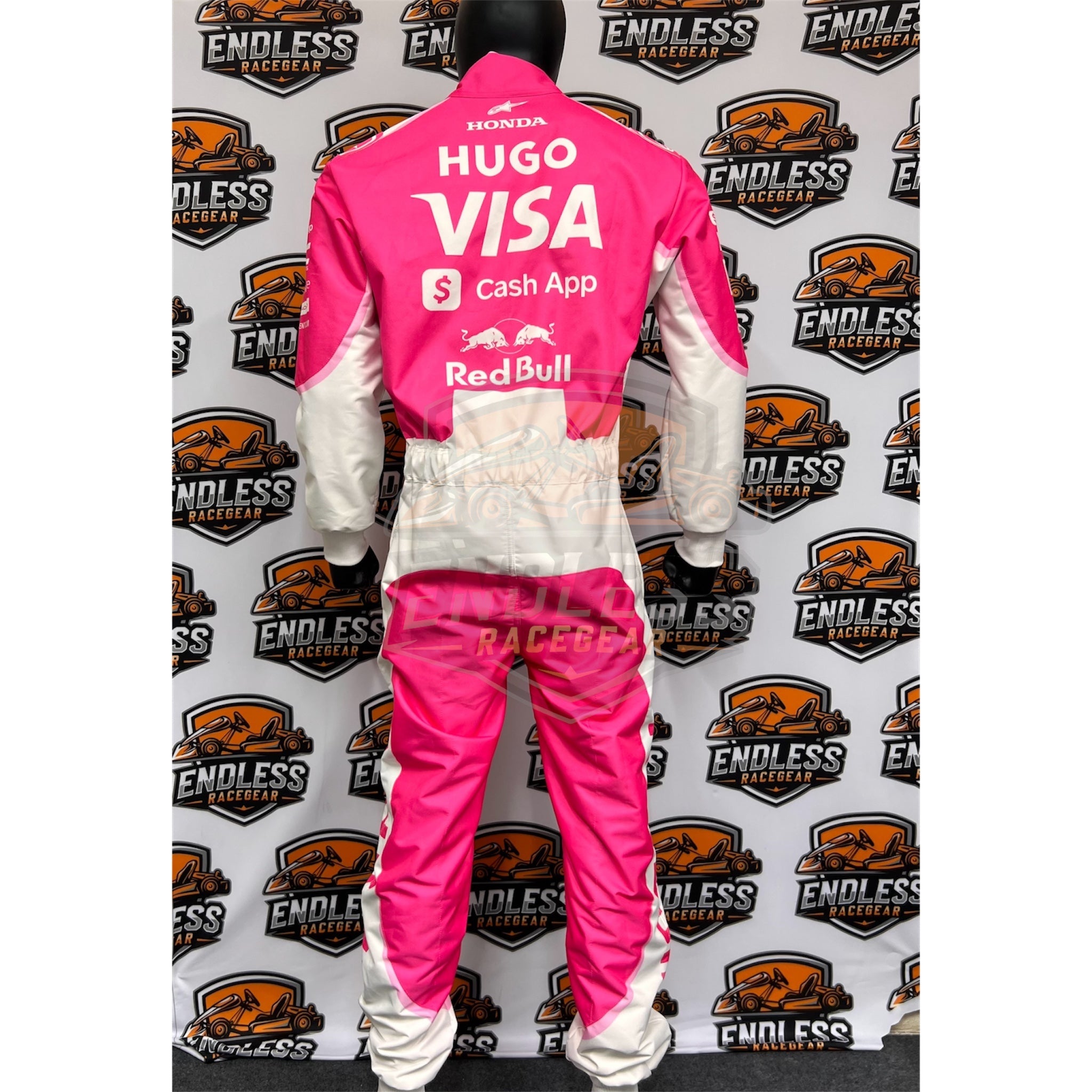 2025 Racing Bulls F1 Miami GP Replica Race Suit – Pink and White Edition Endless Racegear