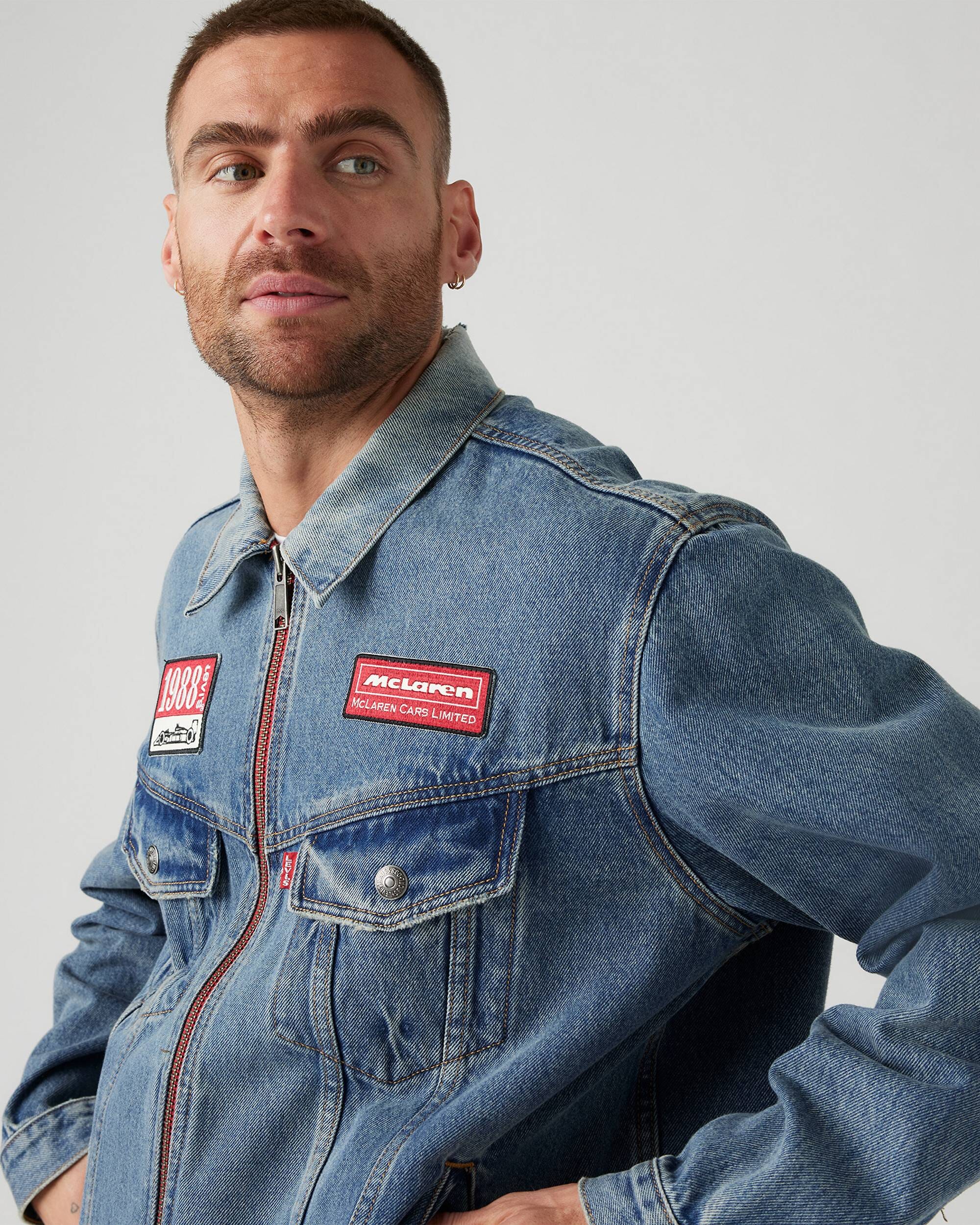 McLaren F1 x Levis Heritage Trucker Jacket - Medium Indigo