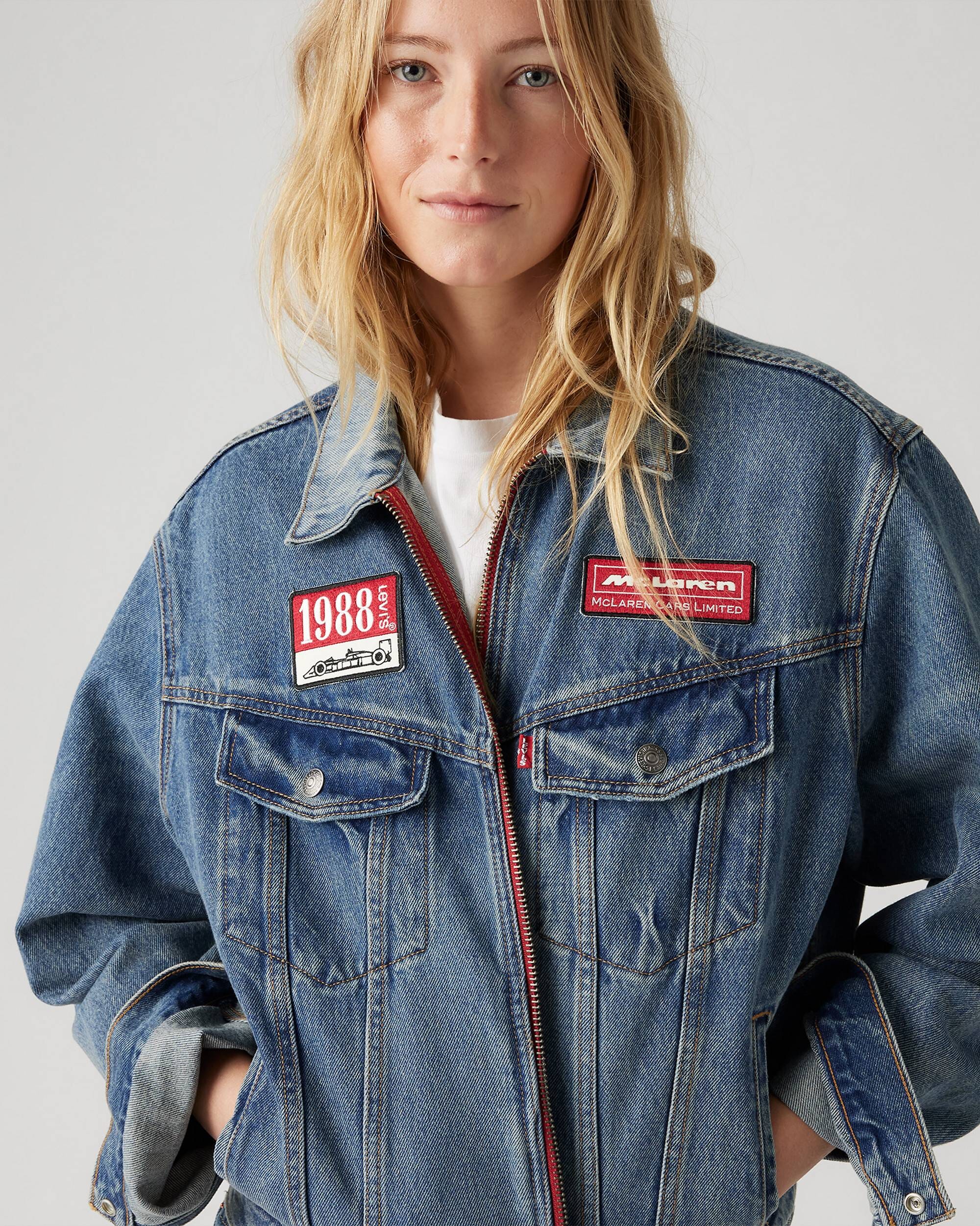 McLaren F1 x Levis Heritage Trucker Jacket - Medium Indigo
