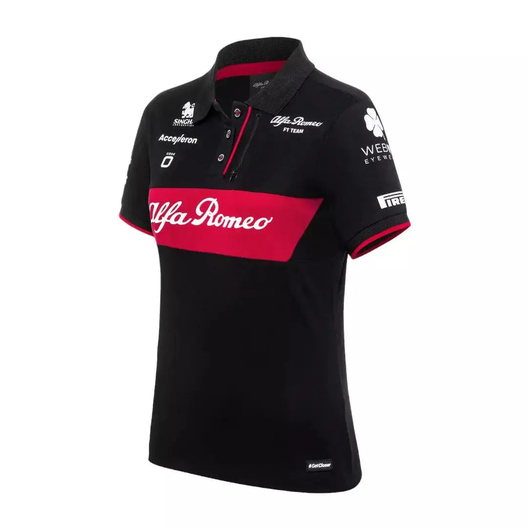 Alfa Romeo Women's Polo Shirt - Official Team Merchandise Ex Race Gear