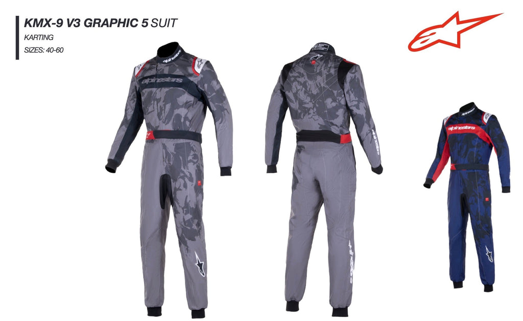 Alpinestars KMX-9 v3 Graphic 5 Kart Racing Suit Endless Racewear
