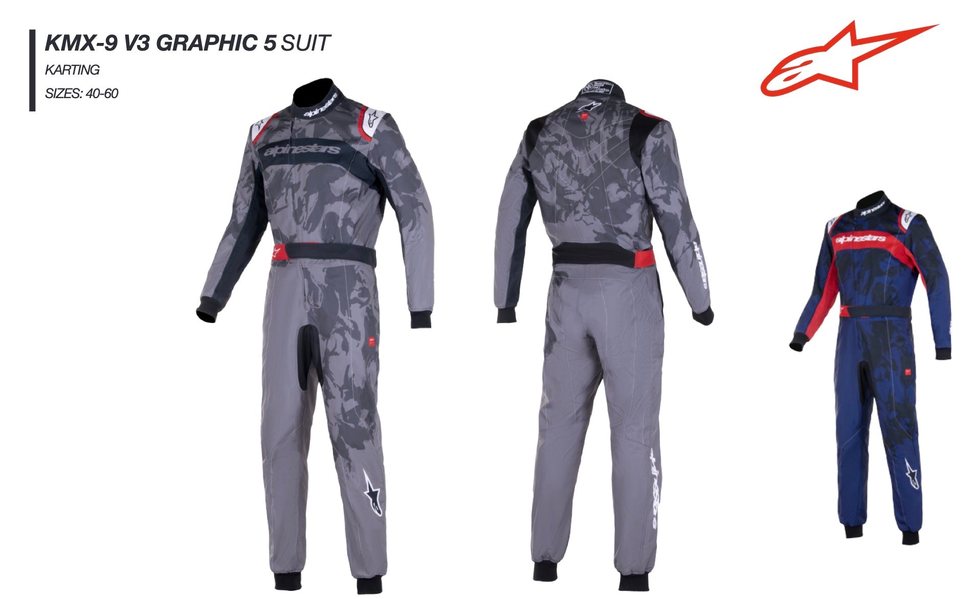 Alpinestars KMX-9 v3 Graphic 5 Kart Racing Suit Endless Racewear