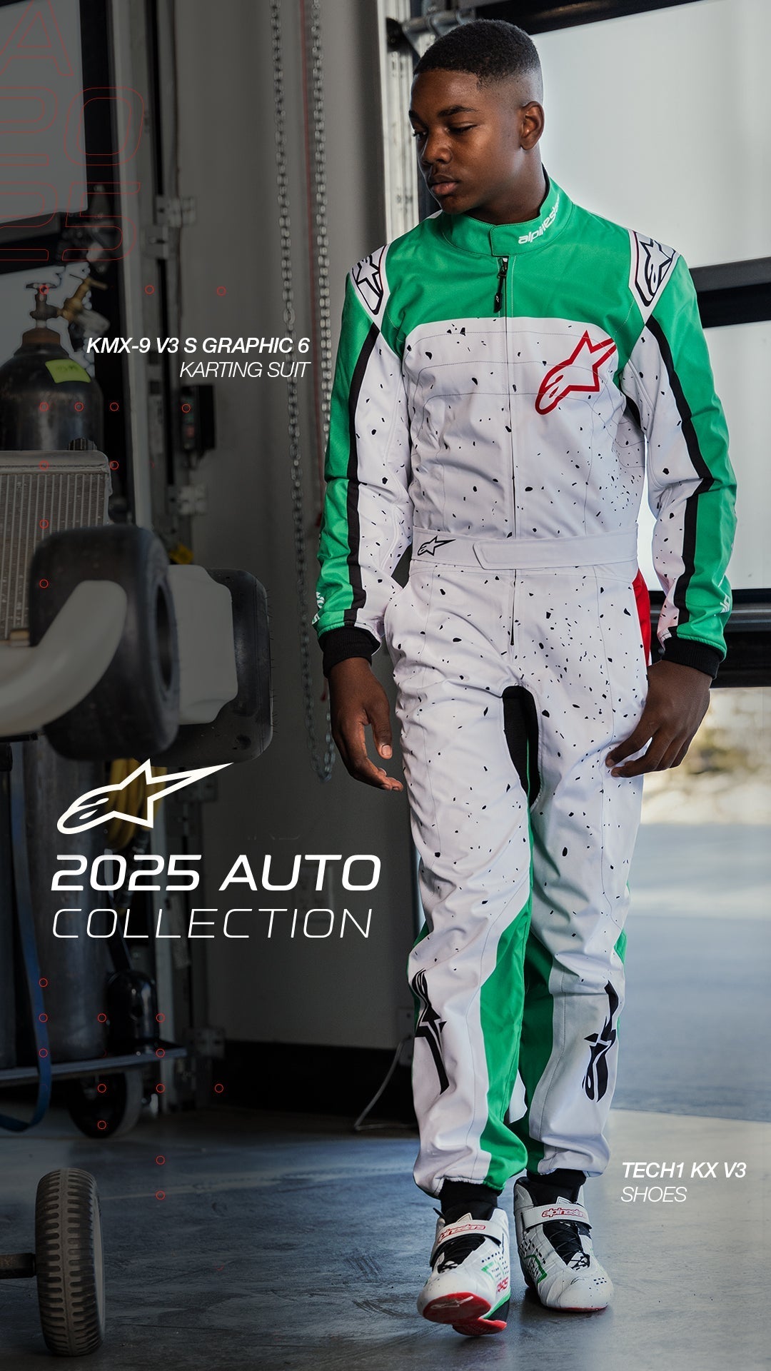 Alpinestars KMX-9 v3 Graphic 6 Kart Racing Suit Endless Racewear