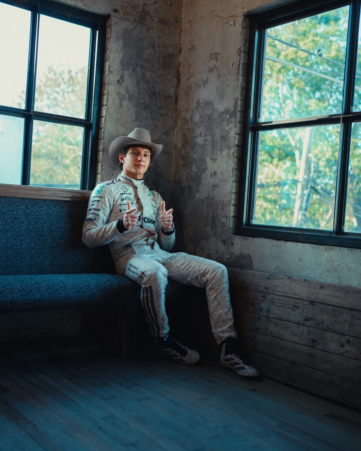 Andrea Kimi Antonelli 2025 USA Austin GP F1 Racing Suit Endless Racewear