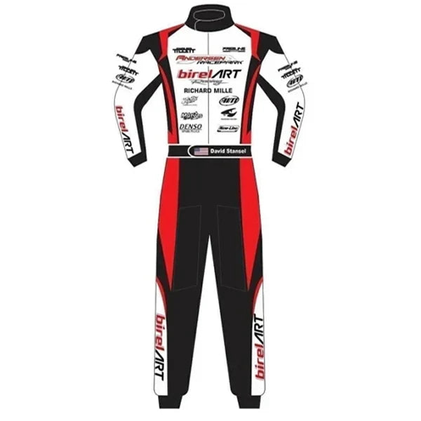 Birel Art Richard Millie Kart Race Suit Progression Race Wears