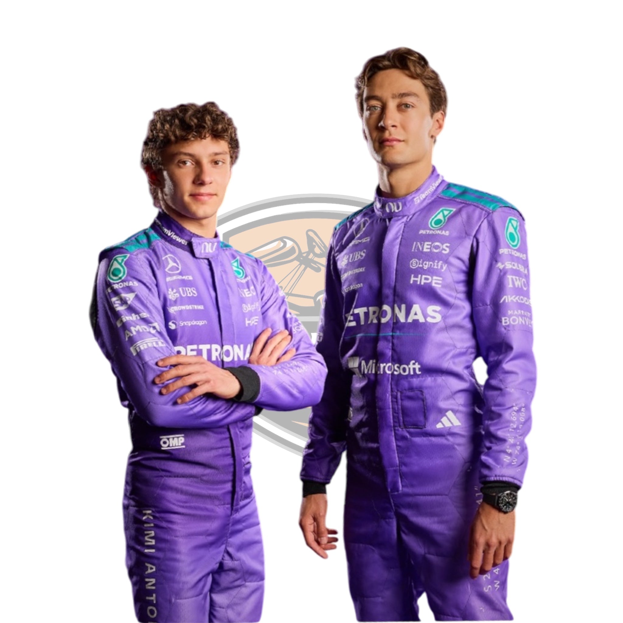 2026 Mercedes Miami GP Neon nights Replica Race Suit | AMG F1 Team Gear Endless Racewear