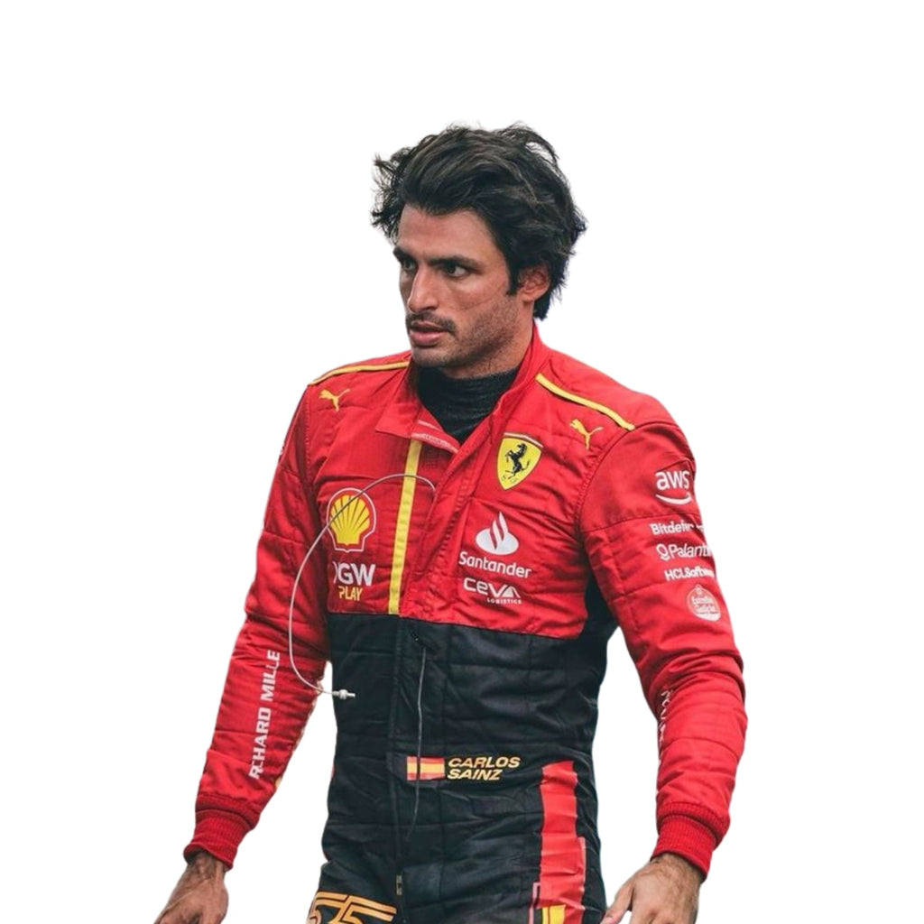 Carlos Sainz Jr 2023 Spain Grand Prix F1 Racing Suit Endless Racewear